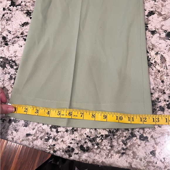 70s avocado green Palazzo Pants - small medium | Vintage Bell Bottom Trousers - Picture 6 of 6